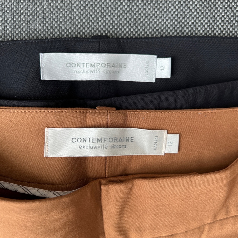 2 pairs Contemporaine Dress pants